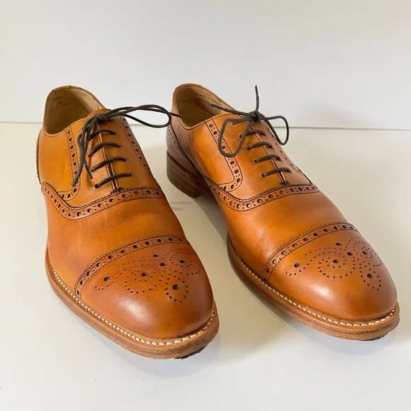 Tan Cap Toe Shoes - Picture 7 of 8